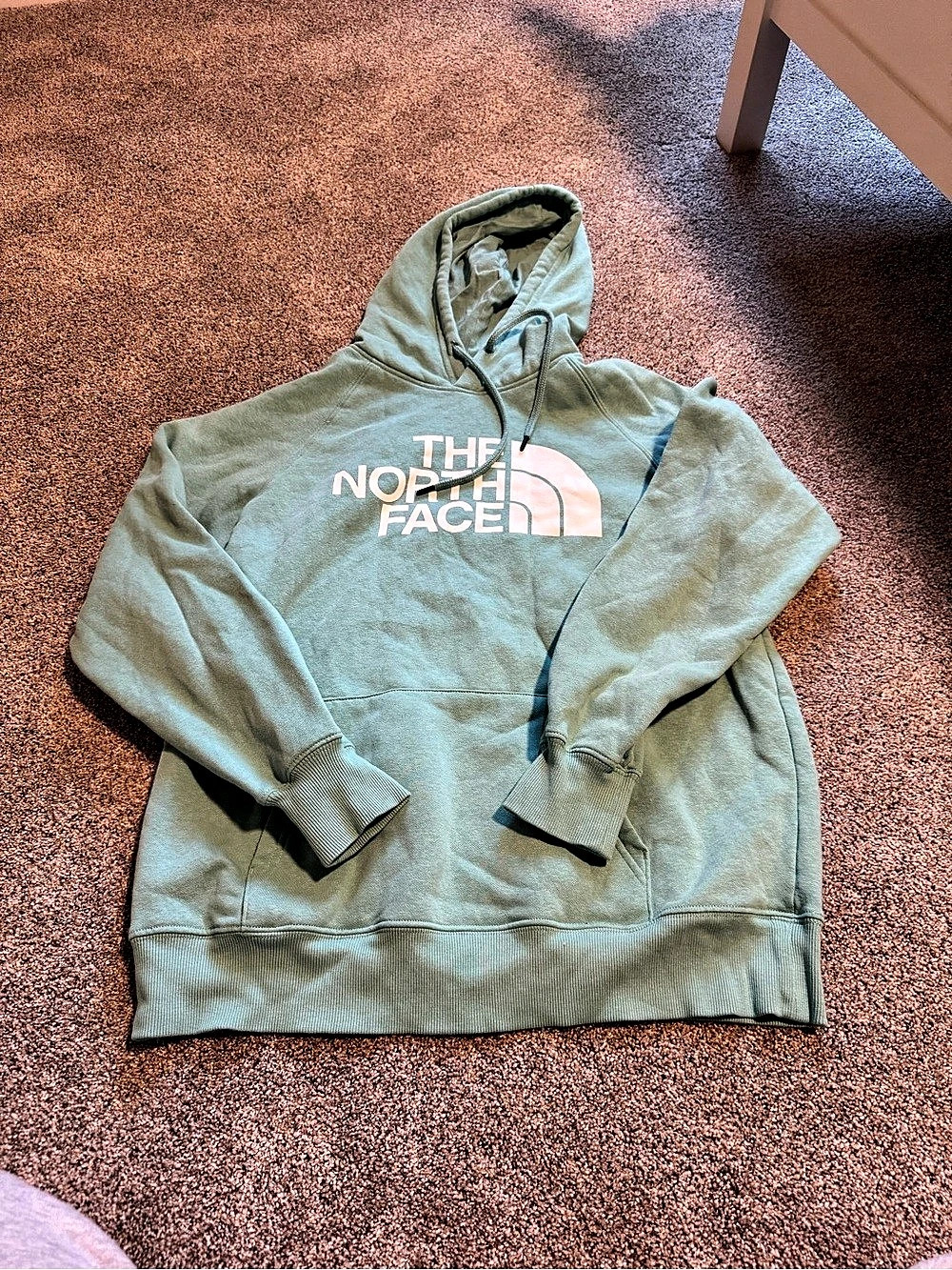 The North Face Women's Half Dome Pullover Hoodie Green & Pink Large